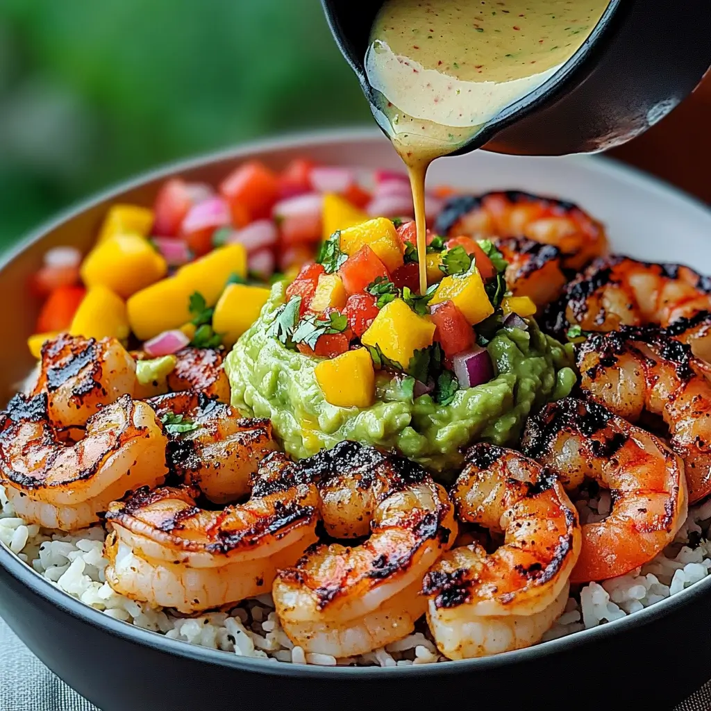 Shrimp and Mango Rice Bowl