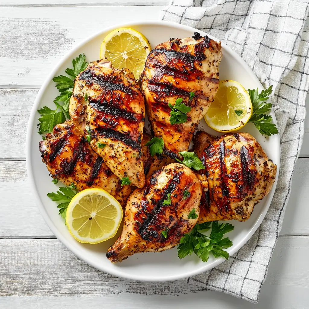 Grilled lemon chicken