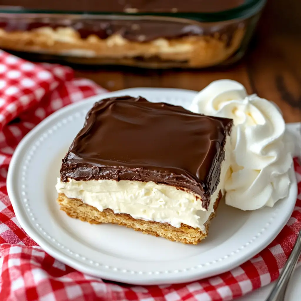 No-Bake Eclair Cake
