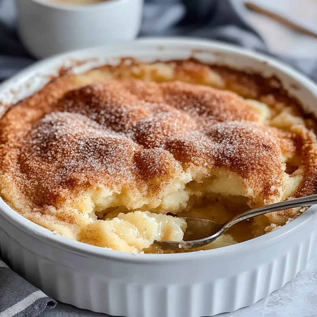 Cinnamon sugar cobbler