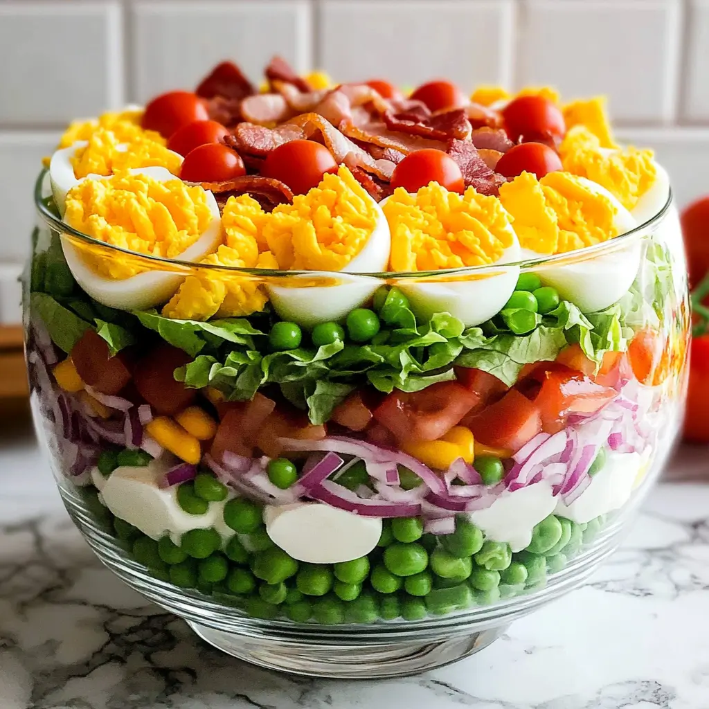 Layered salad recipe