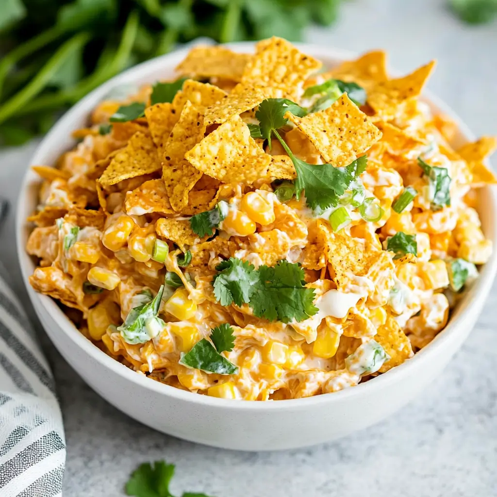 Creamy corn salad