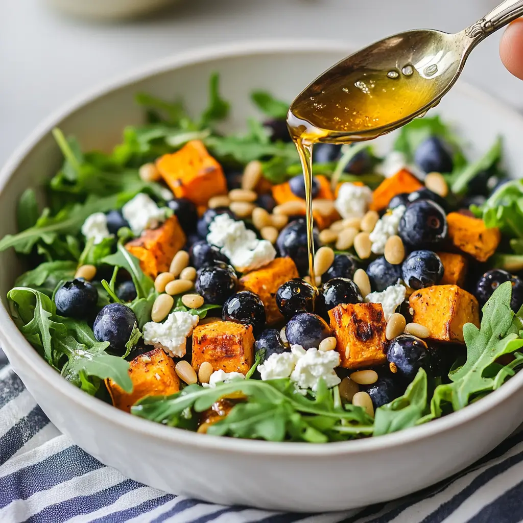 Roasted sweet potato salad
