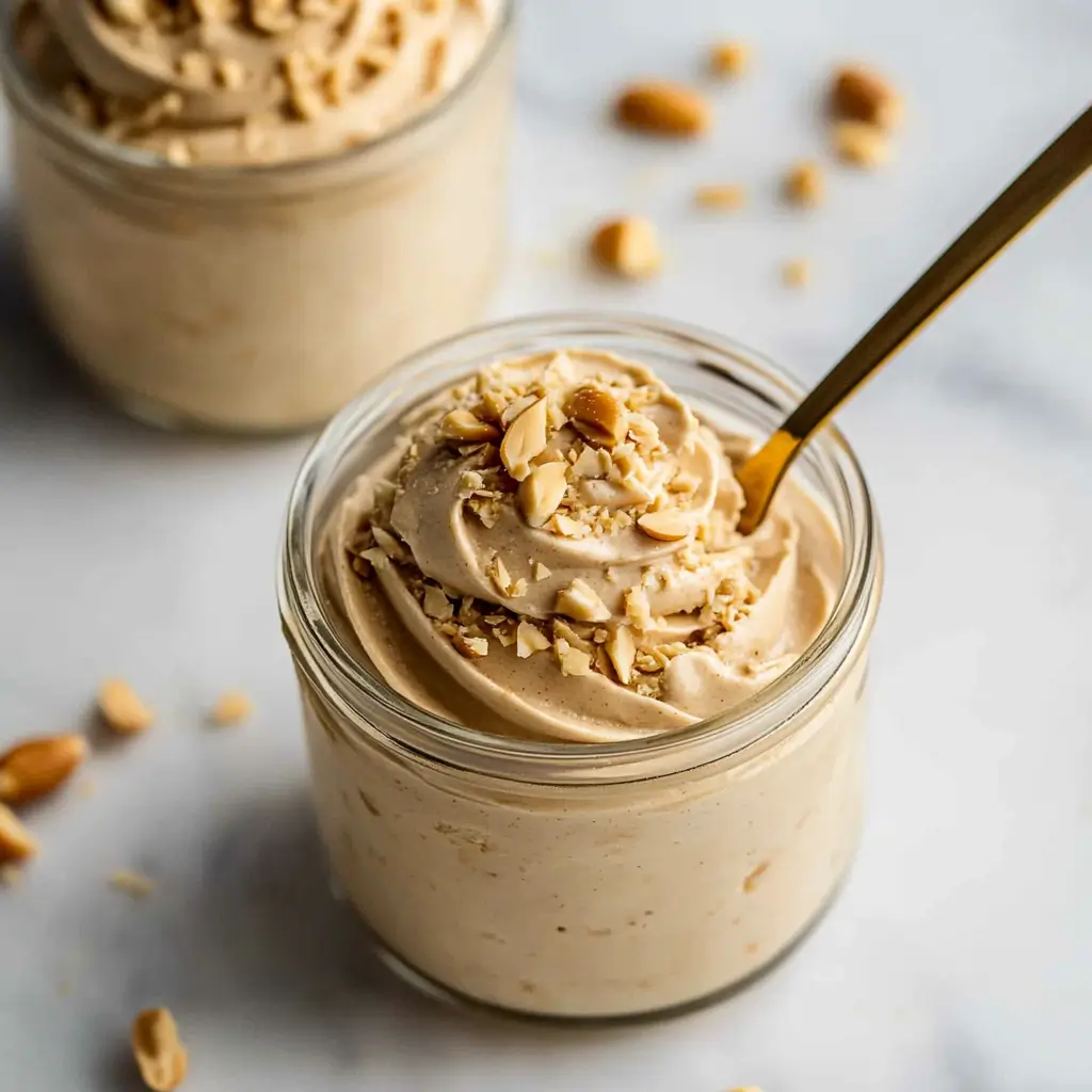 Peanut butter mousse