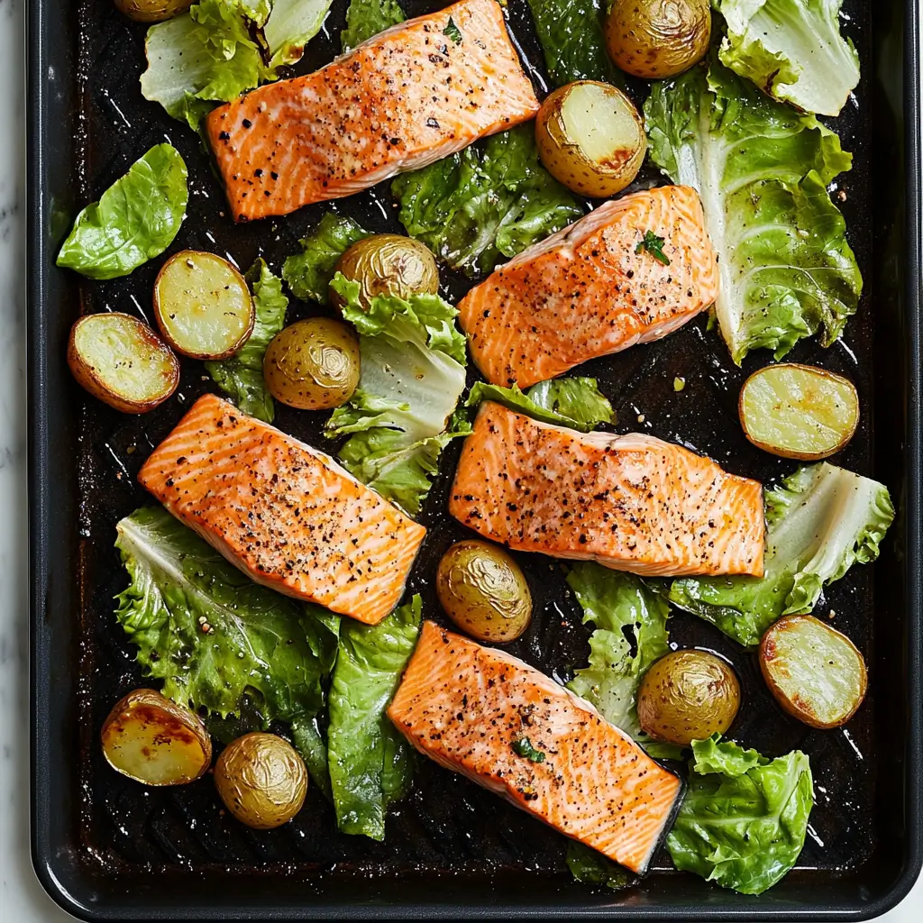Sheet pan salmon