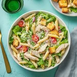 Caesar chicken pasta salad