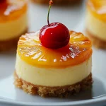 Easy Mini Pineapple Cheesecakes