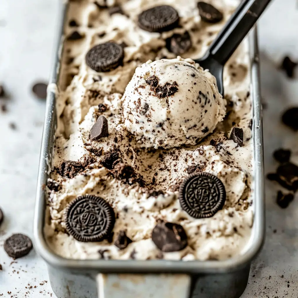 No-Churn Oreo Ice Cream