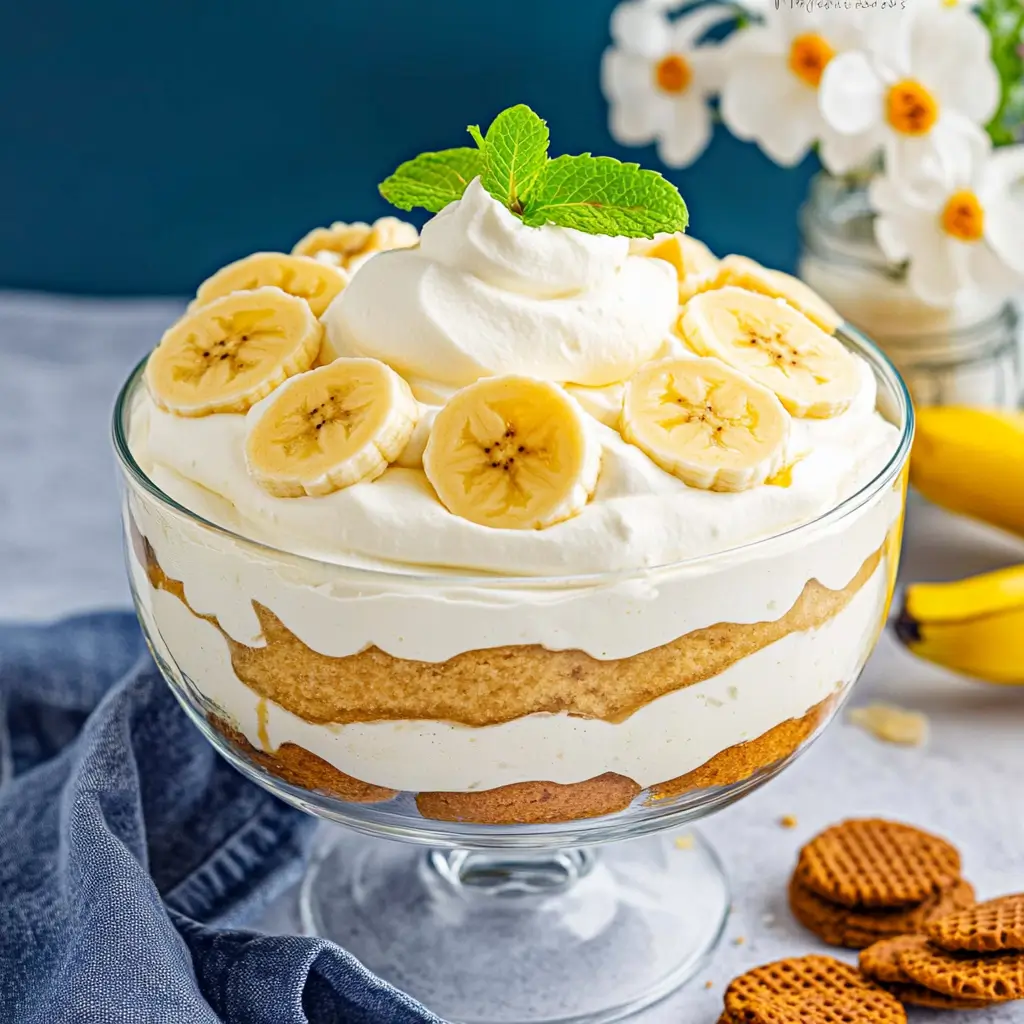 no-bake banana pudding
