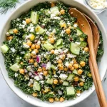 Kale Quinoa Chickpea Salad