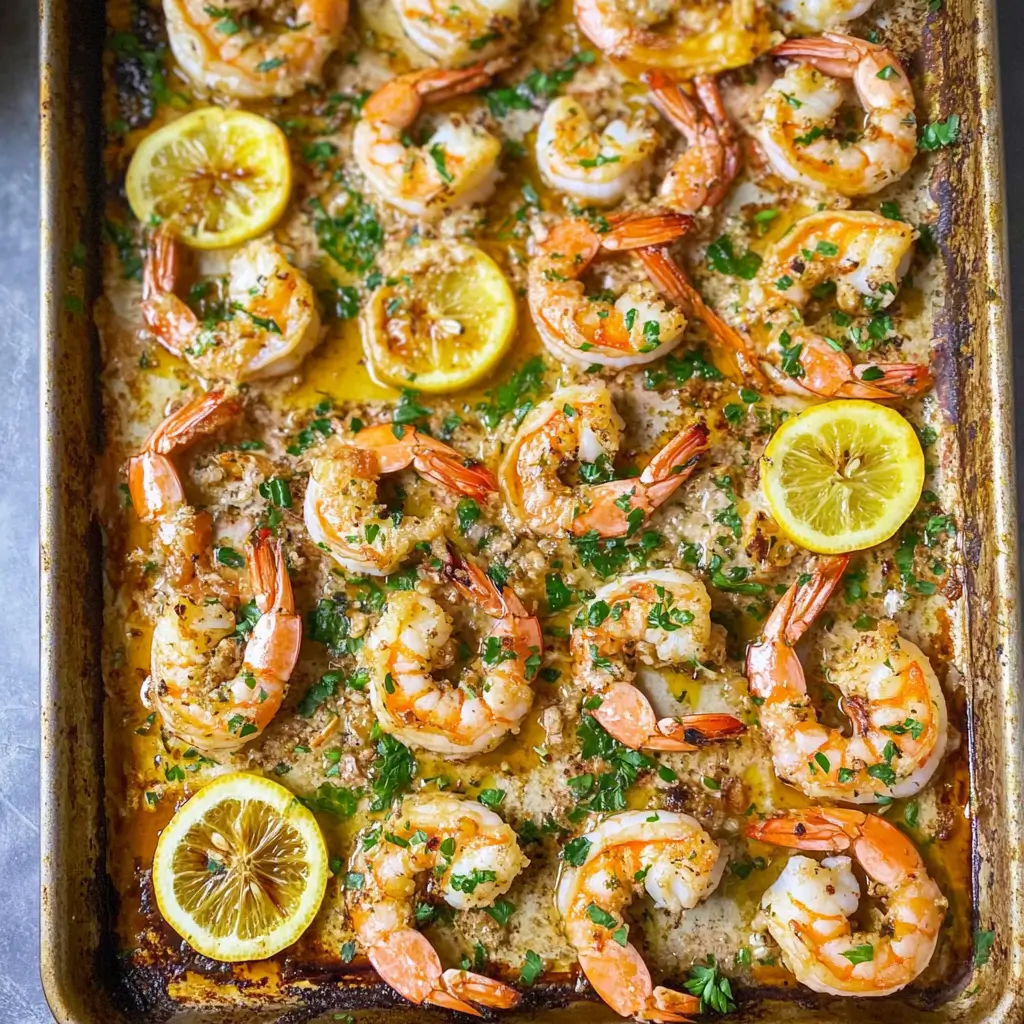 Garlic Butter Baked Shrimp