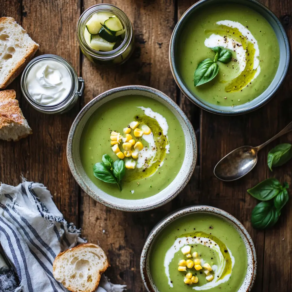 Zucchini Basil Soup