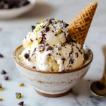 No-churn cannoli ice cream