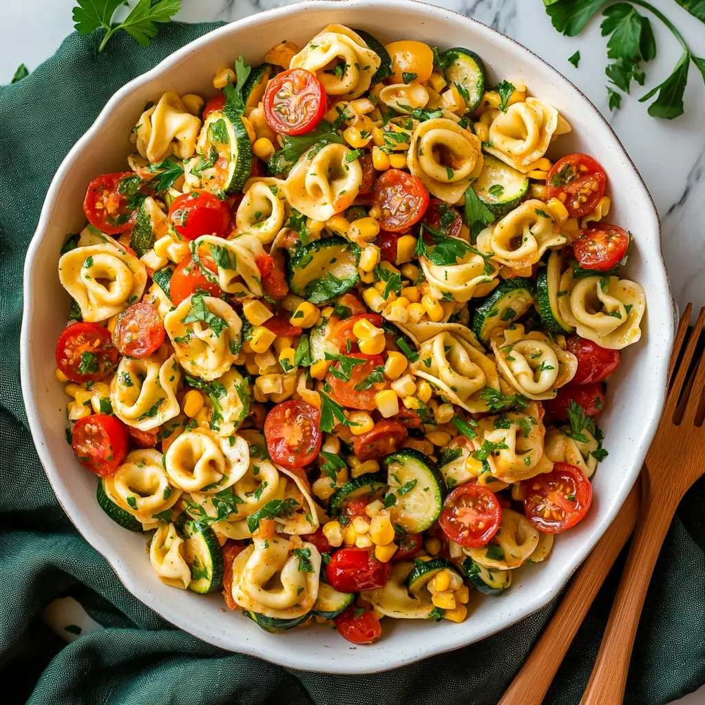 Creamy tortellini skillet