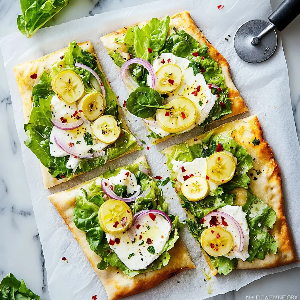 Fluffy Salad Pizza