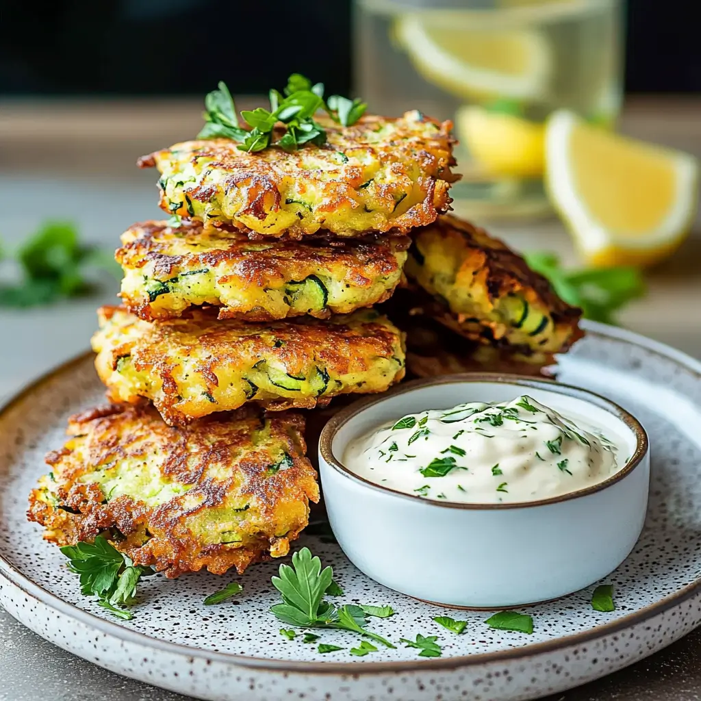 crispy zucchini fritters