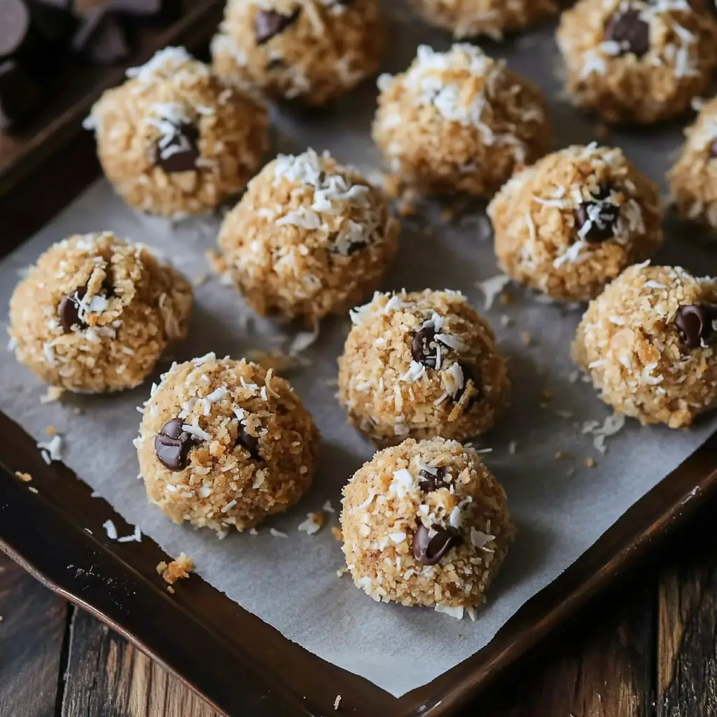 No-bake chocolate balls
