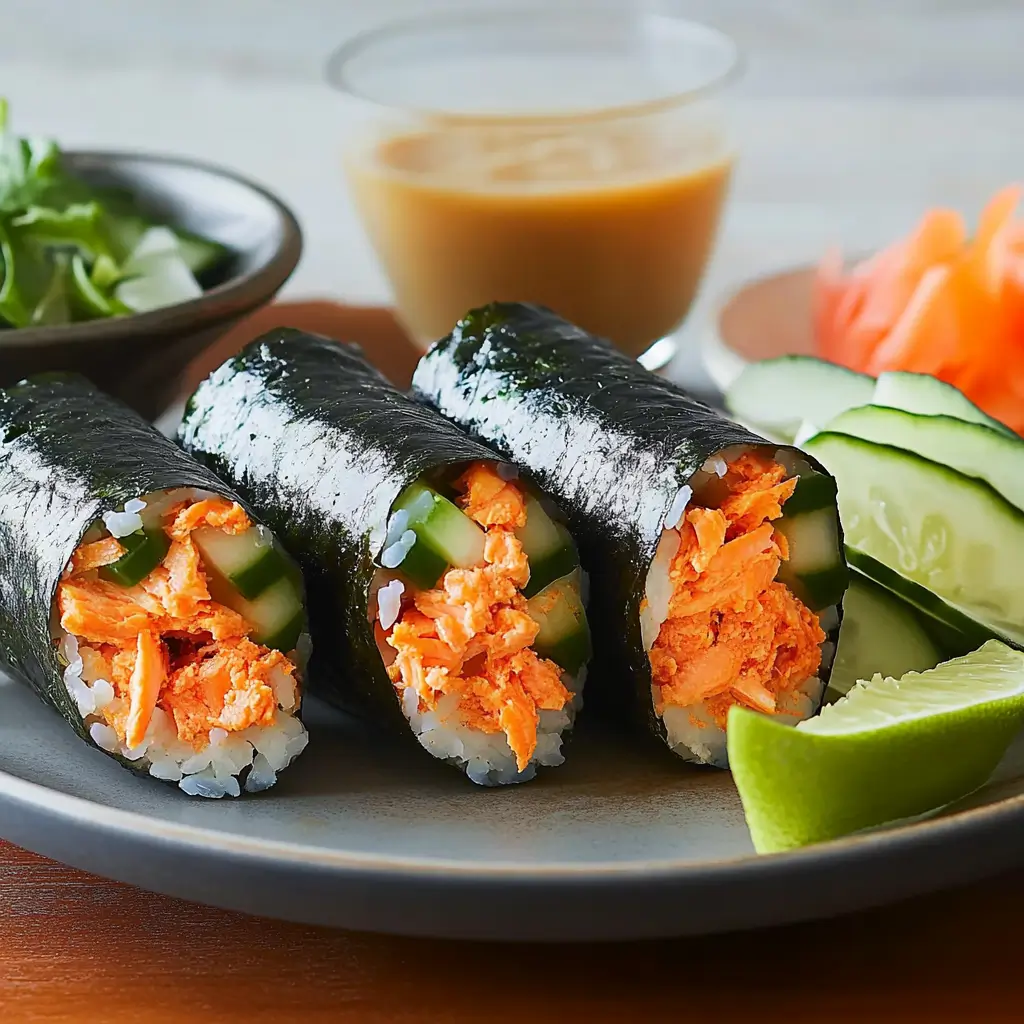 Spicy Salmon Sushi