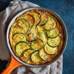 Spanish zucchini and potato frittata