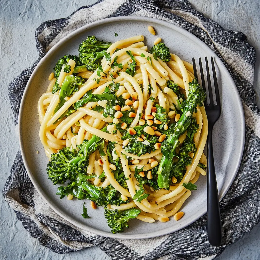 Creamy Lemon Broccolini Pasta