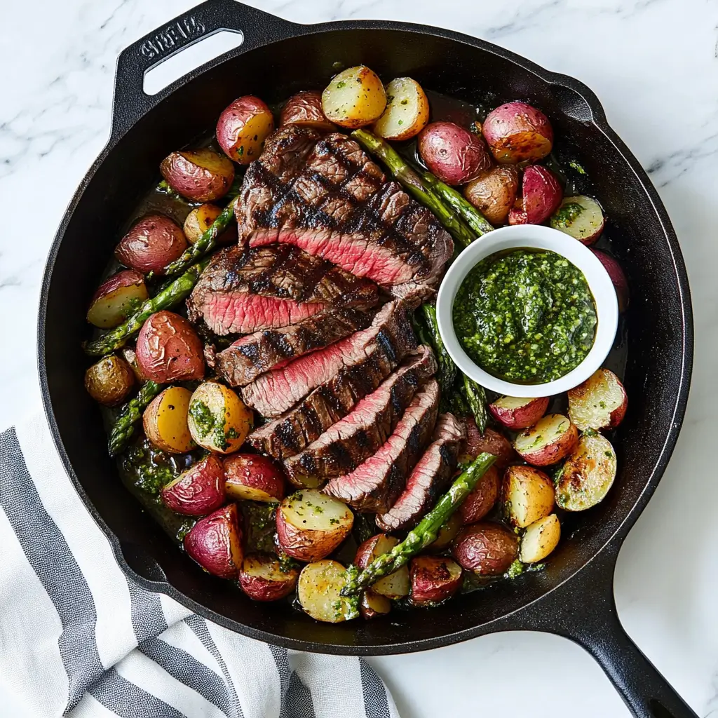 Steak and roasted veggies