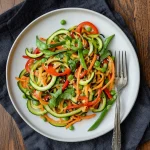 stir-fried veggie noodles
