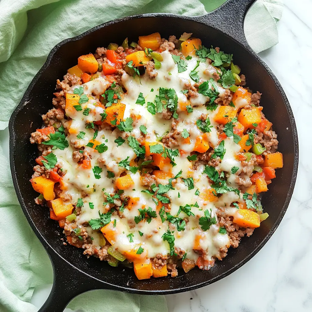 Ground turkey skillet