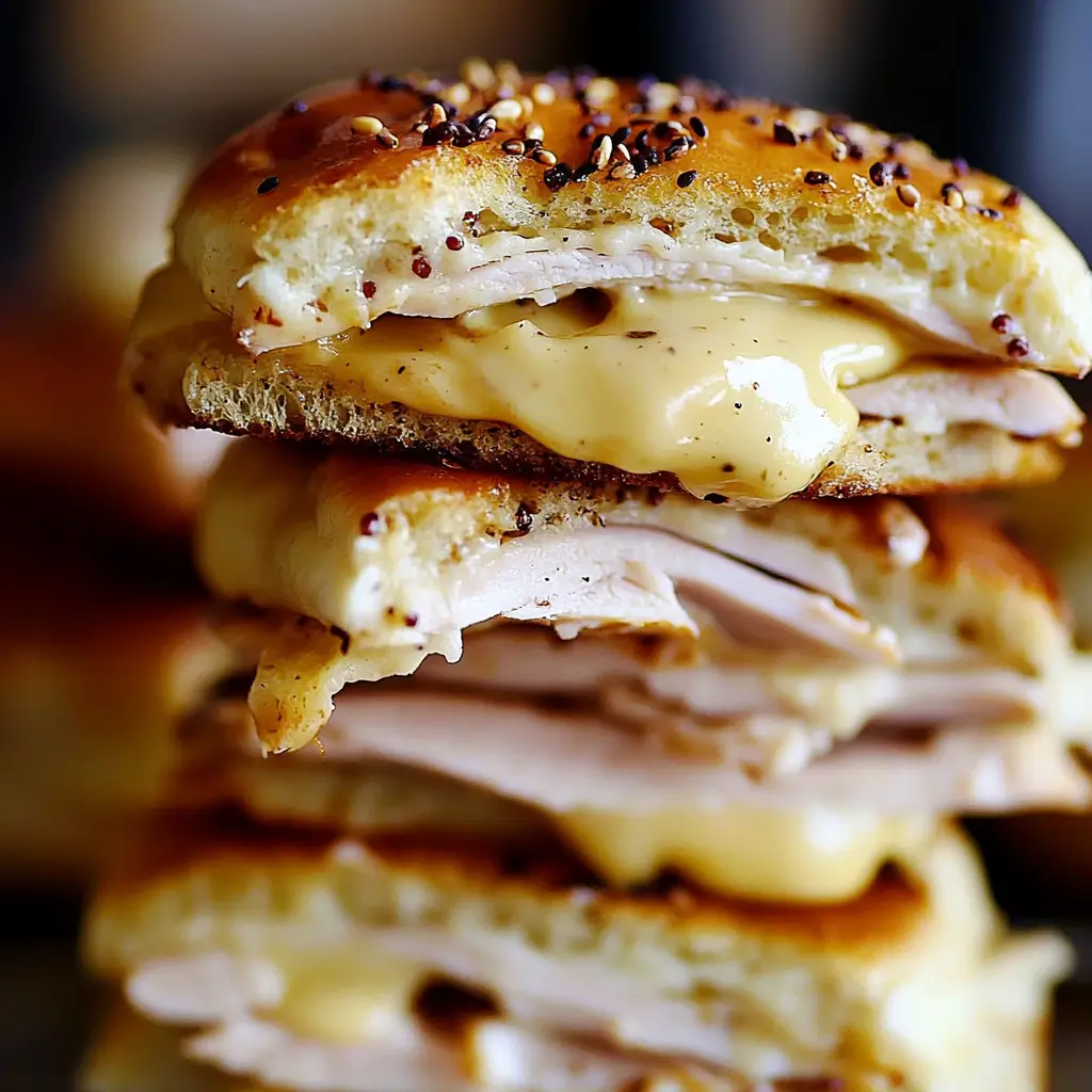 turkey and Swiss sliders