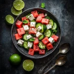 Watermelon Cucumber Feta