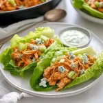 Buffalo Chicken Lettuce Wraps