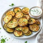Crispy baked zucchini