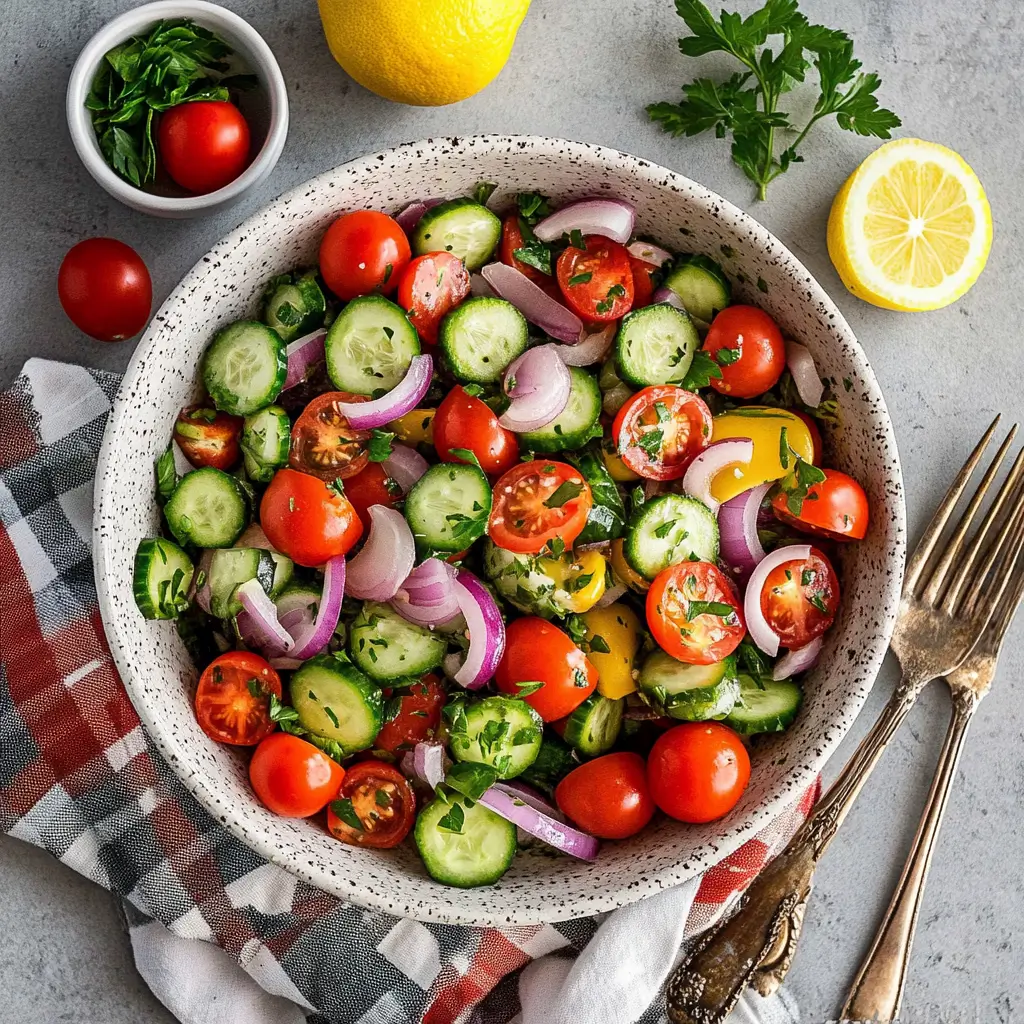 Cucumber Tomato Salad