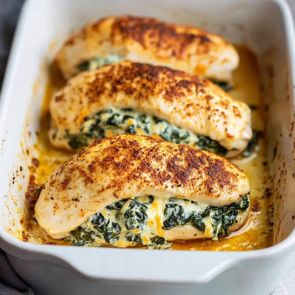 creamy stuffed chicken