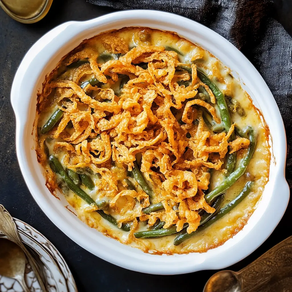cheesy green bean casserole